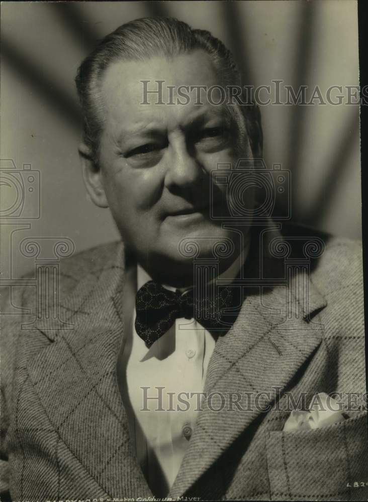 1941 Actor Lionel Barrymore in closeup portrait - Historic Images