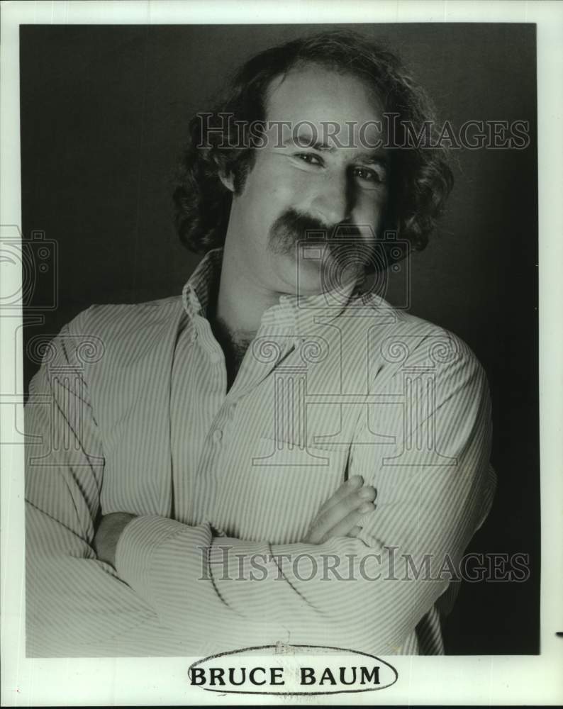 Press Photo American Comedian Bruce Baum in closeup portrait - Historic Images