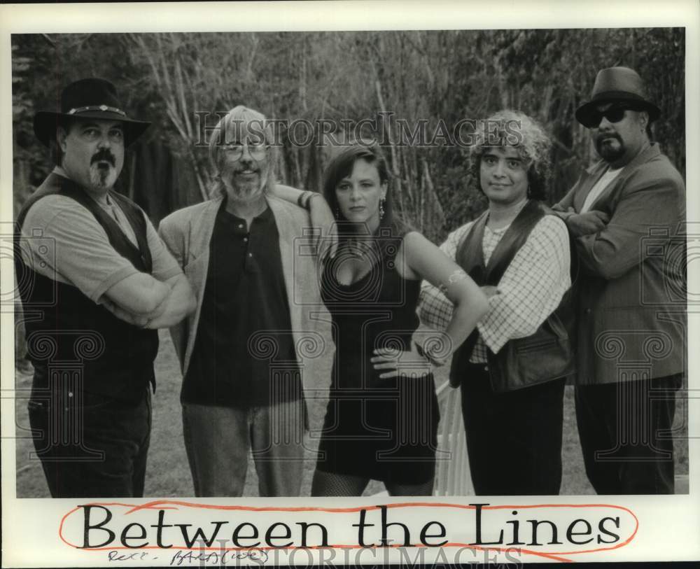 2000 Press Photo Five Members of the Rock Band Between the Lines - sap09715- Historic Images