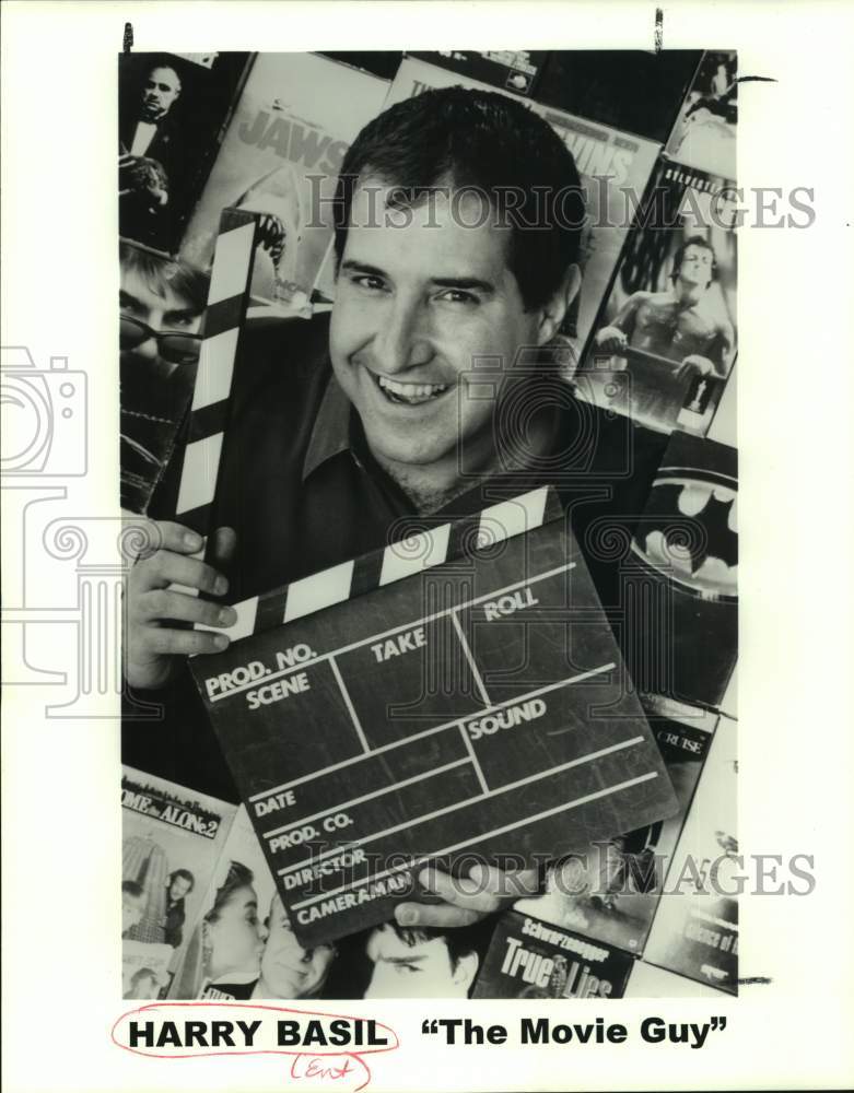 1997 Press Photo Harry Basil, The Movie Guy. - sap10017- Historic Images