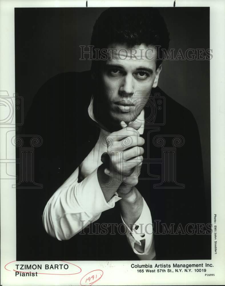 1991 Press Photo Tzimon Barto, American classical pianist. - sap10032- Historic Images