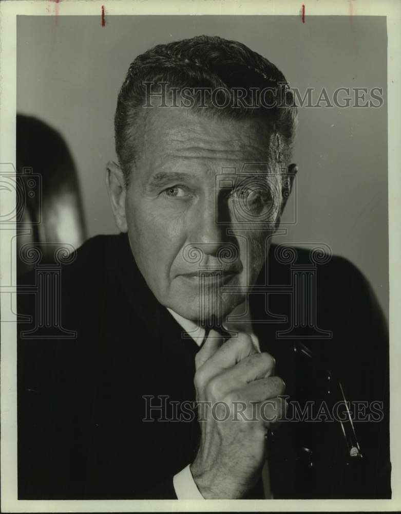 1969 Press Photo Actor Ralph Bellamy, portrait closeup - Historic Images