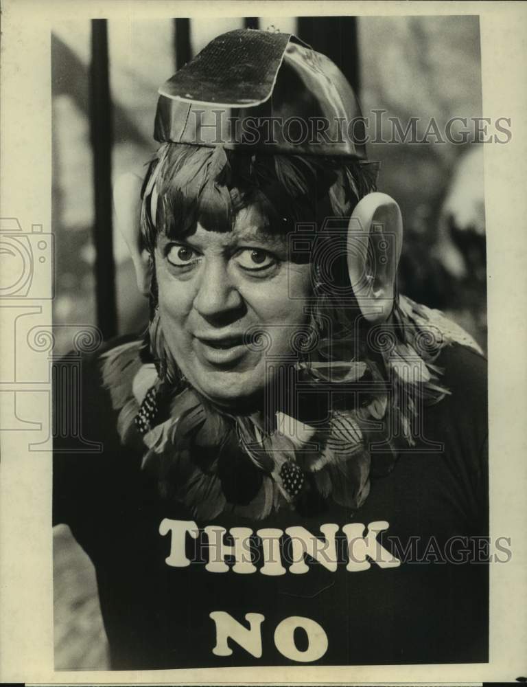 1977 Press Photo Comedian Marty Allen in "The Wacko Saturday Morning Preview"- Historic Images