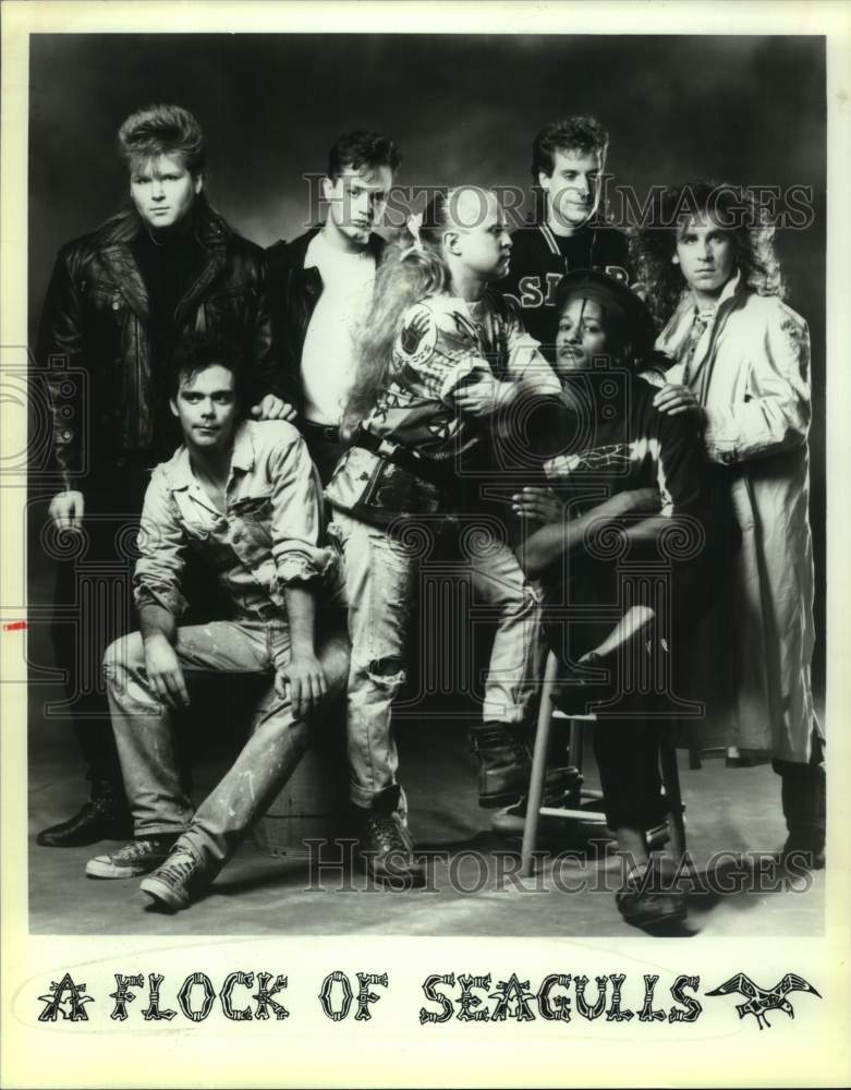 Press Photo A Flock of Seagulls, new wave and synth-pop band - Historic Images