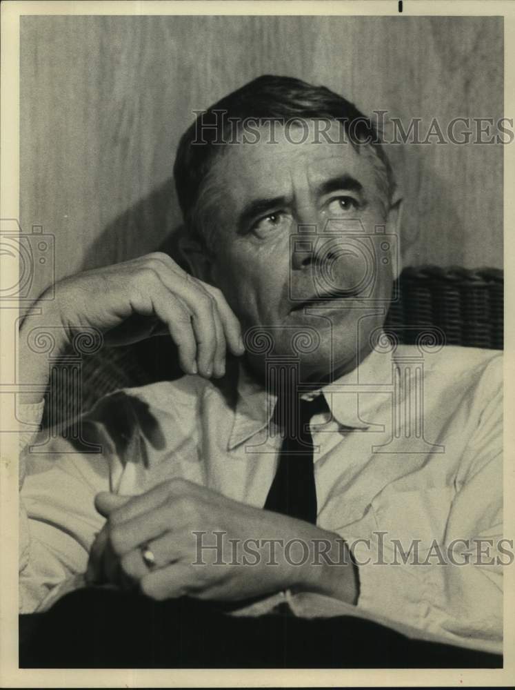 Press Photo Glenn Ford, Actor in closeup portrait - Historic Images