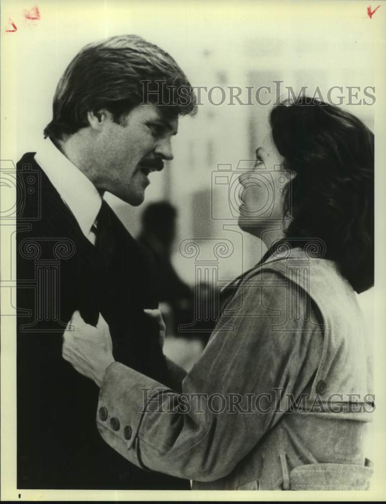 1981 Press Photo Actors John Beck and Marsha Mason in "Audrey Rose" on NBC-TV- Historic Images