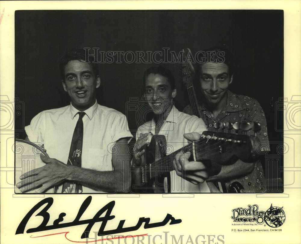 The Bel-Airs, American surf-rock band from Los Angeles. - Historic Images