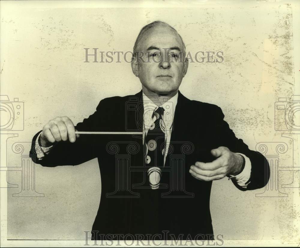 1981 Press Photo Harvey Garber, Assistant Conductor of San Antonio Symphony- Historic Images