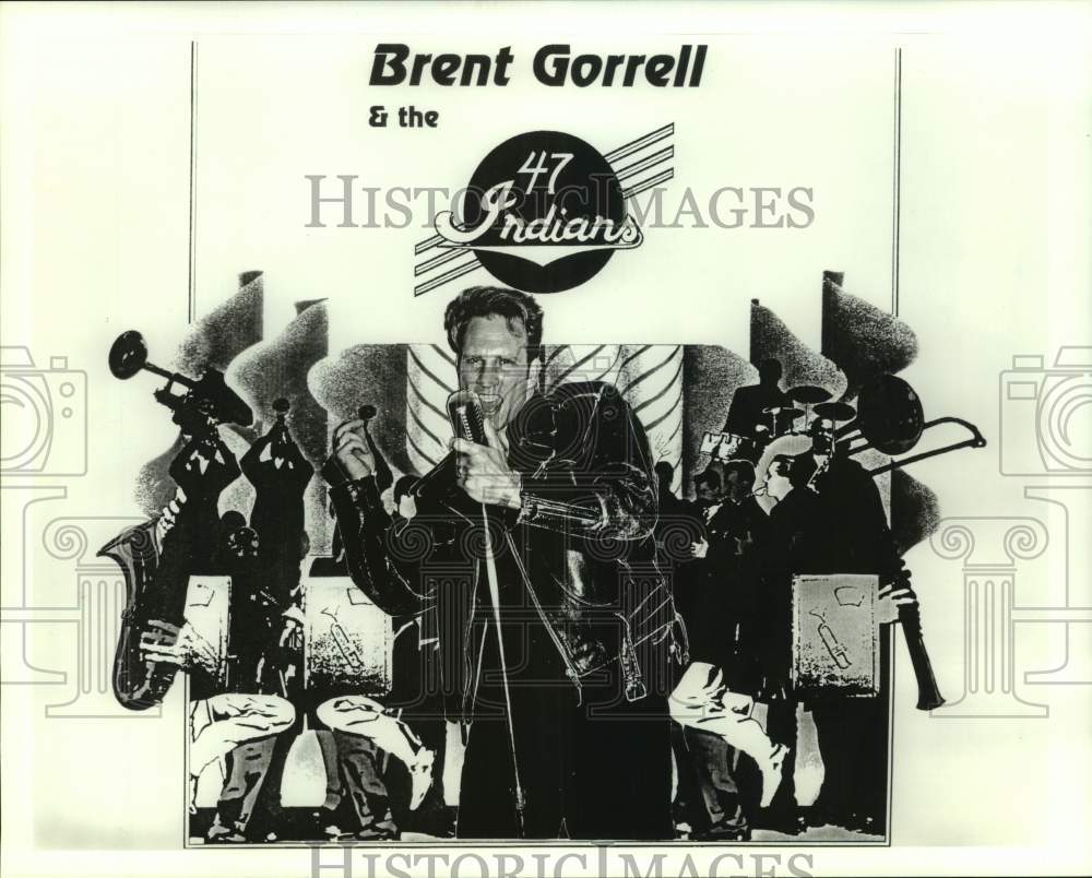 1997 Press Photo Brent Morrell and the 47 Indians rock band - sap11298- Historic Images