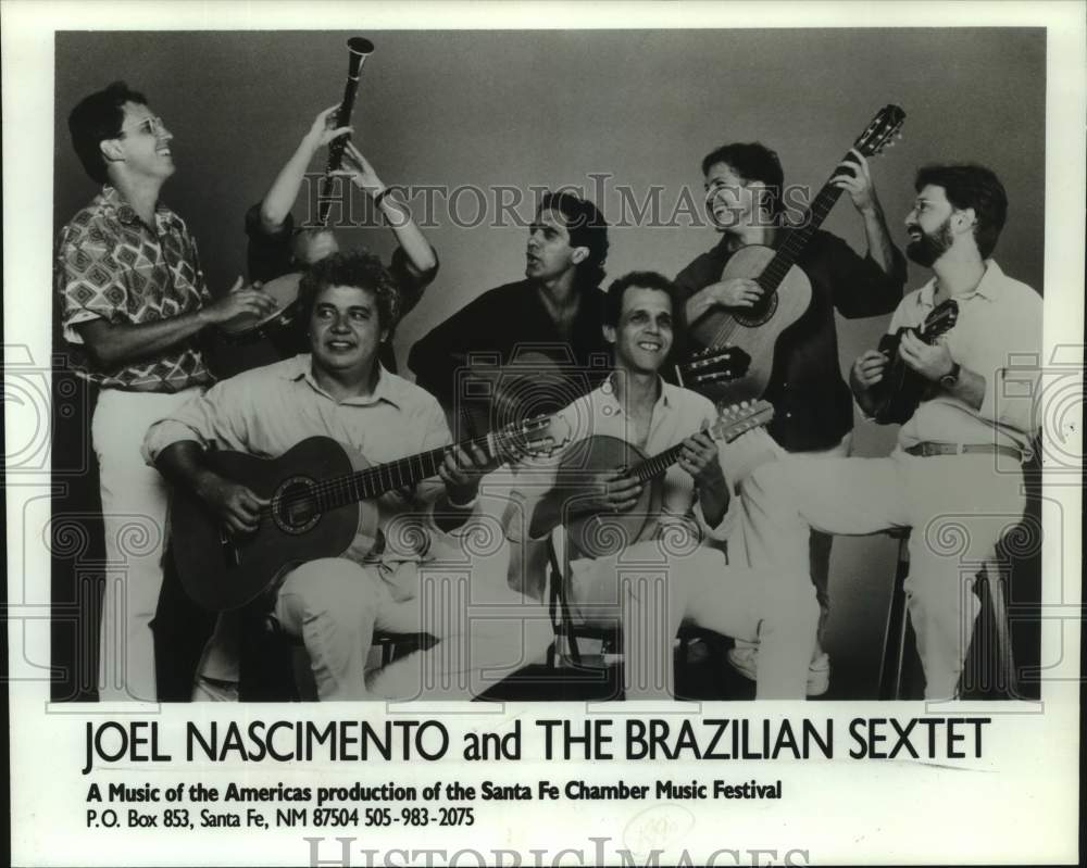 Press Photo Joel Nascimento and The Brazilian Sextet Members in Portrait - Historic Images