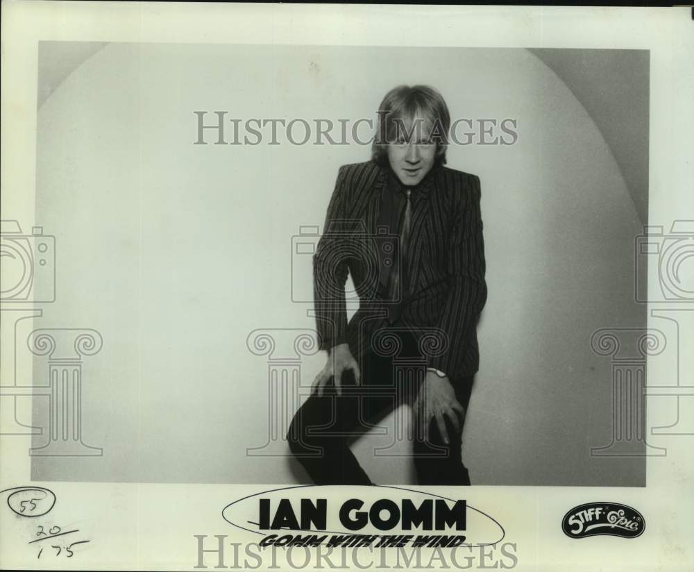 1979 Press Photo British Singer, Songwriter Ian Gomm, Gomm With The Wind- Historic Images