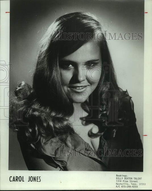 Actress Carol Jones - Historic Images