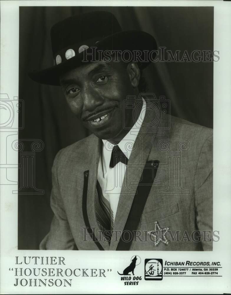Musician Luther "Houserocker" Johnson - Historic Images