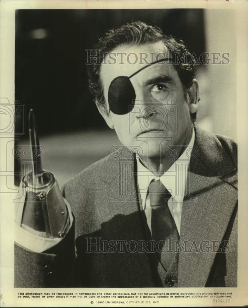 1980 Press Photo Actor Vittori Gassman in "The Nude Bomb" movie - sap12550- Historic Images