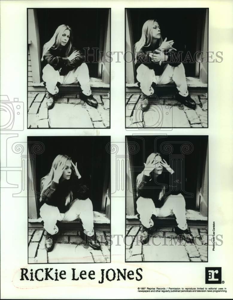 1997 Press Photo Rickie Lee Jones, Musical Artist - sap13099- Historic Images