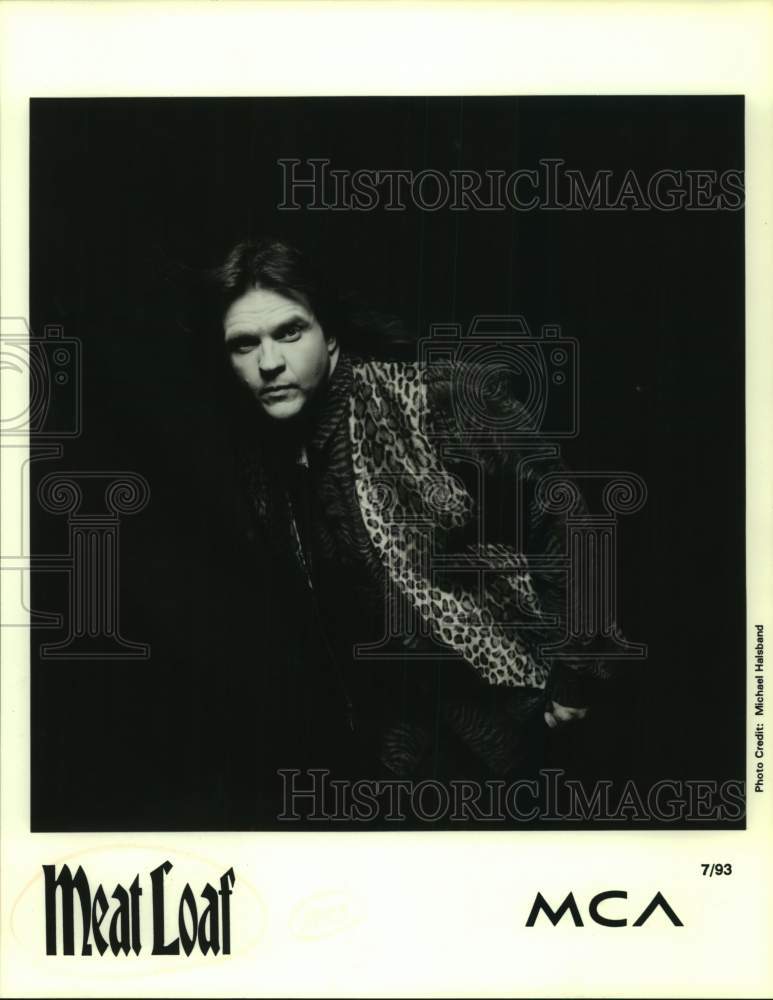 1993 Press Photo Meat Loaf, Musician, Entertainer - sap13496- Historic Images