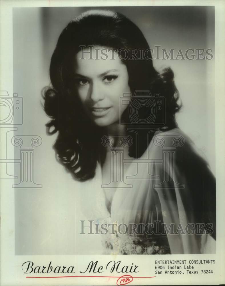 1980 Press Photo Barbara McNair, Singer - sap13789- Historic Images