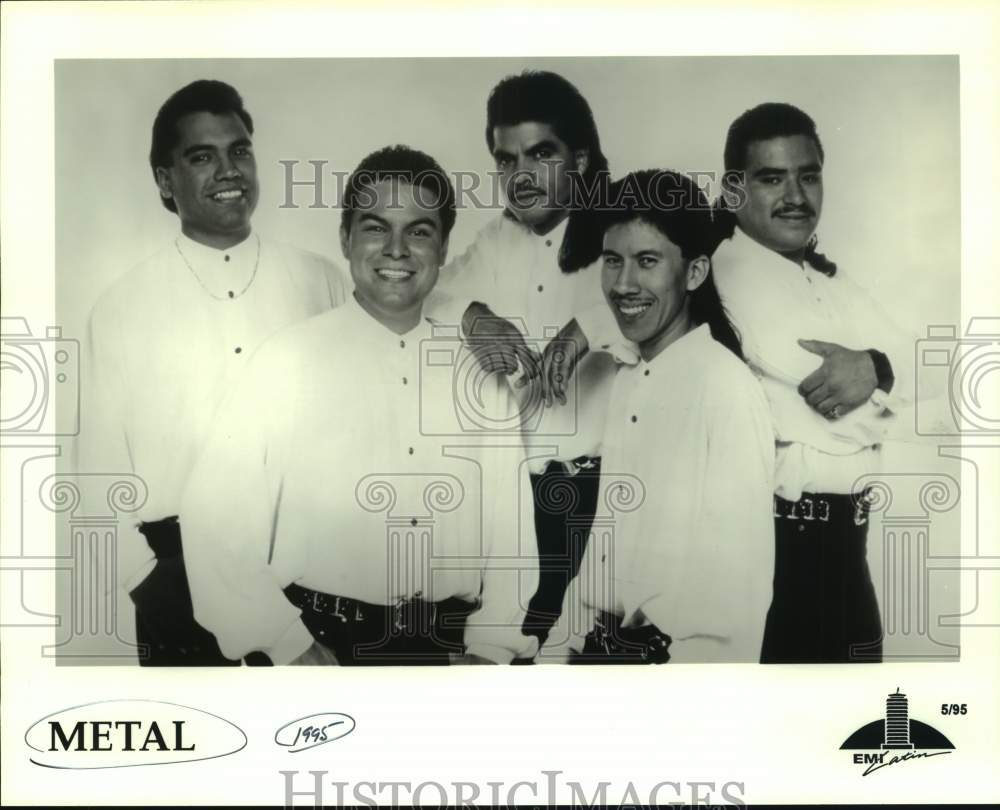 1995 Press Photo Five Members of the band Metal - sap13941- Historic Images