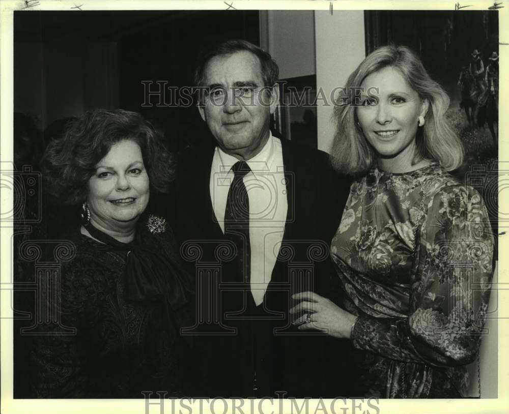 1989 Press Photo Janie Groves, Al Groves, Susan Howard at March of Dimes Gala- Historic Images