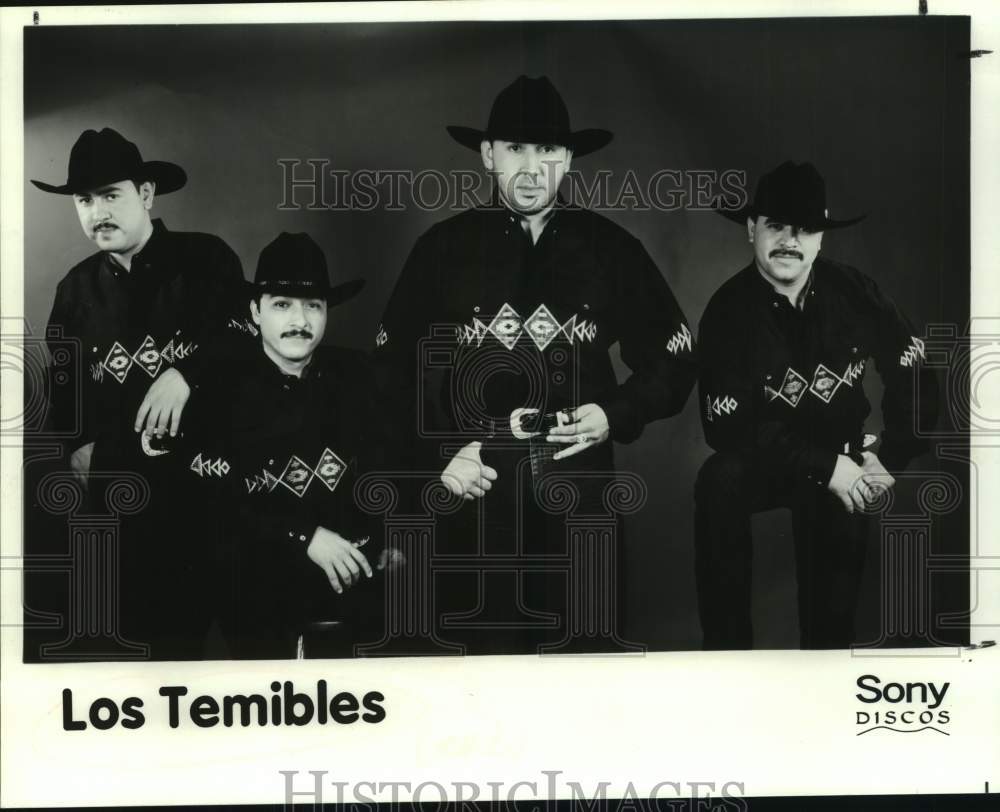 1997 Press Photo Four Members of the band Los Temibles - sap14530- Historic Images