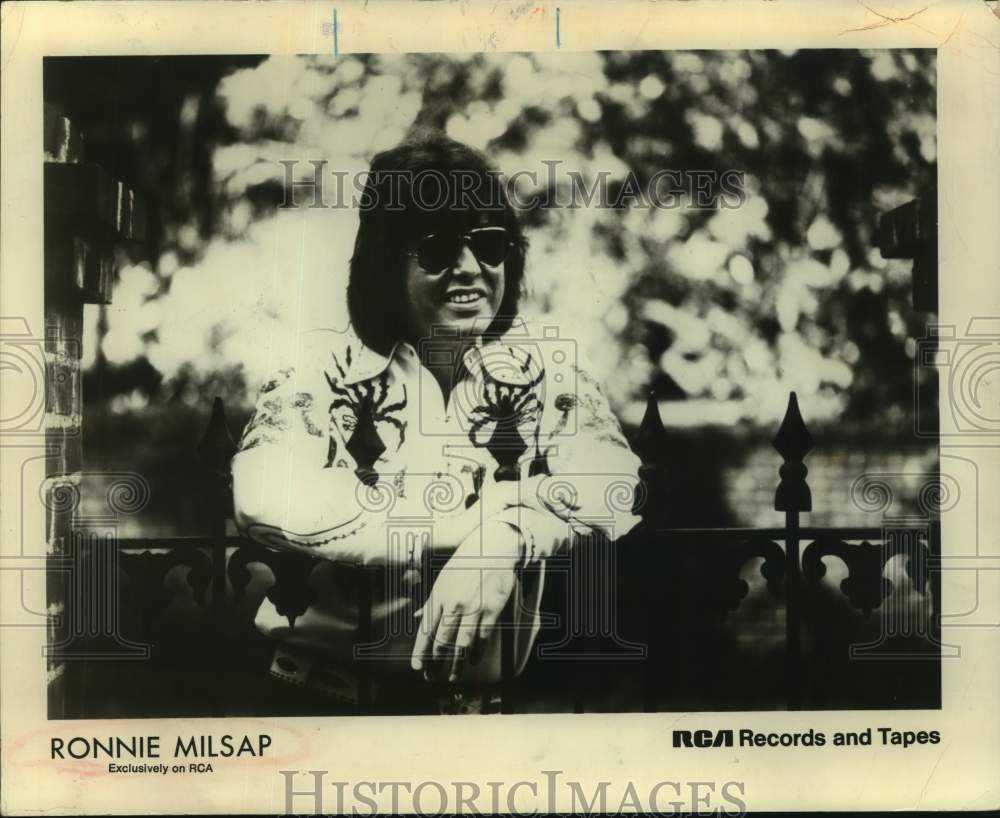 1978 Press Photo Singer Ronnie Milsap - sap14570- Historic Images