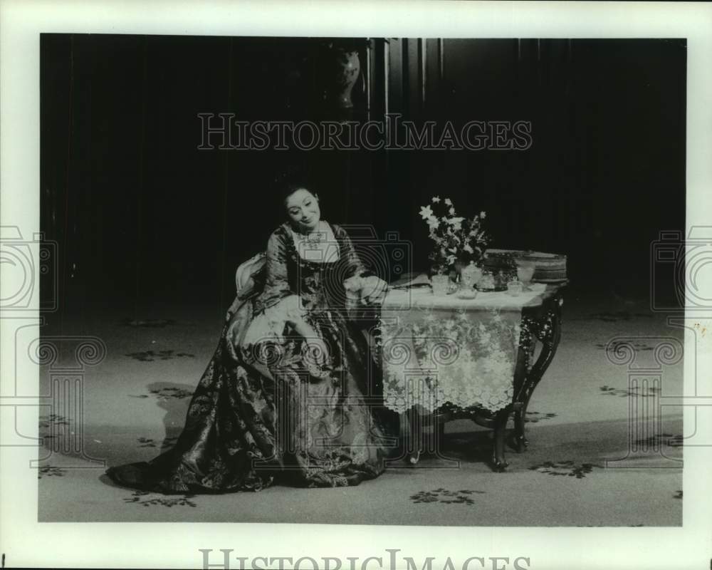 1980 Press Photo Gwyneth Jones in Bavarian State Opera "Der Rosenkavalier"- Historic Images