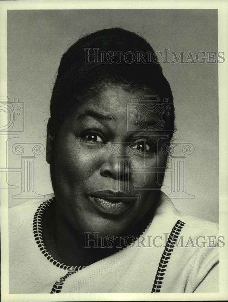 Press Photo Actress Theresa Merritt in closeup portrait - Historic Images