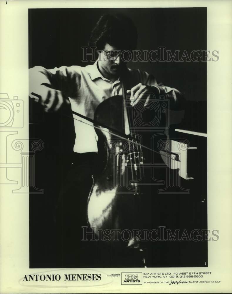 Press Photo Cello Soloist Antonio Meneses - Historic Images