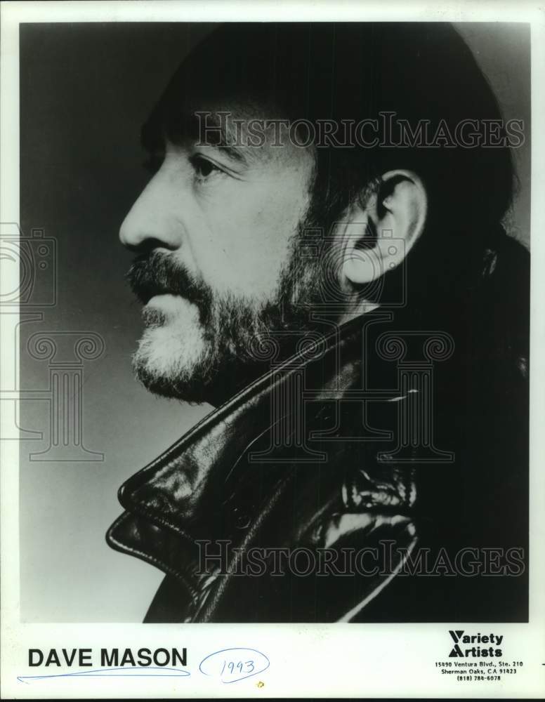 1993 Press Photo Dave Mason, English rock singer, songwriter and musician.- Historic Images