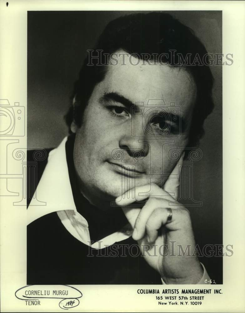 1984 Press Photo Corneliu Murgu, Tenor Singer - sap15325- Historic Images