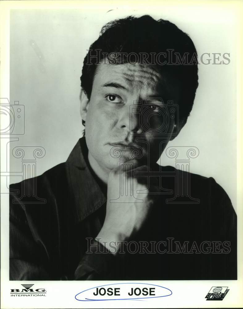 Press Photo Jose Jose, Entertainer - Historic Images
