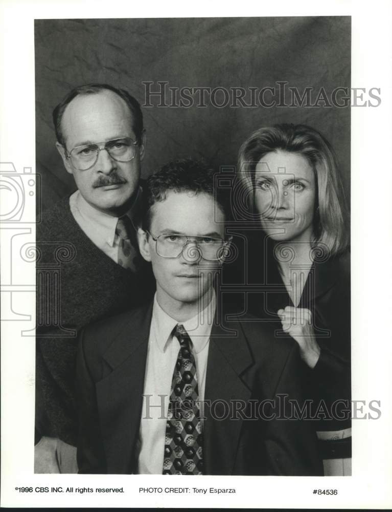 1996 Press Photo Actor Neil Patrick Harris with co-stars in show portrait- Historic Images