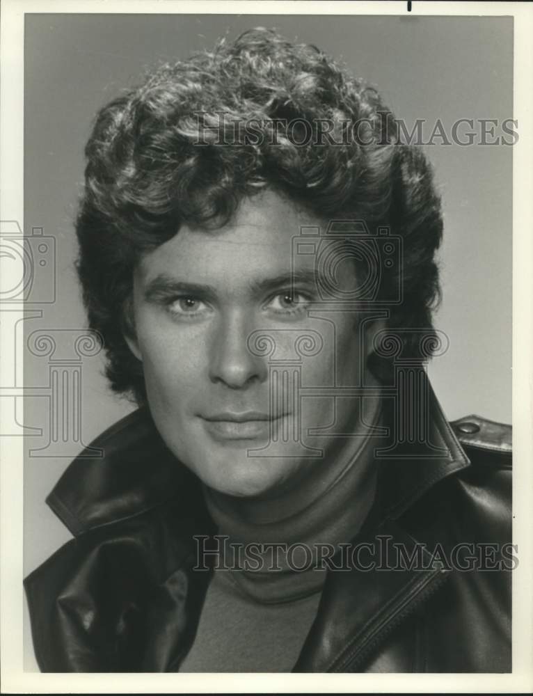 1982 Press Photo David Hasselhoff stars on Knight Rider, on NBC. - sap16227- Historic Images