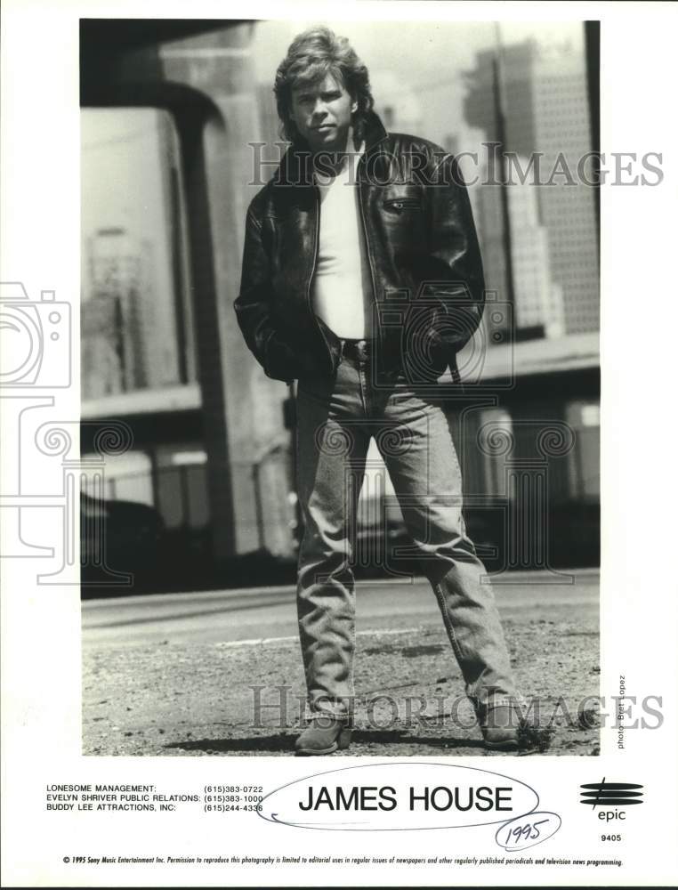 1995 Press Photo James House, Musician - sap16635- Historic Images