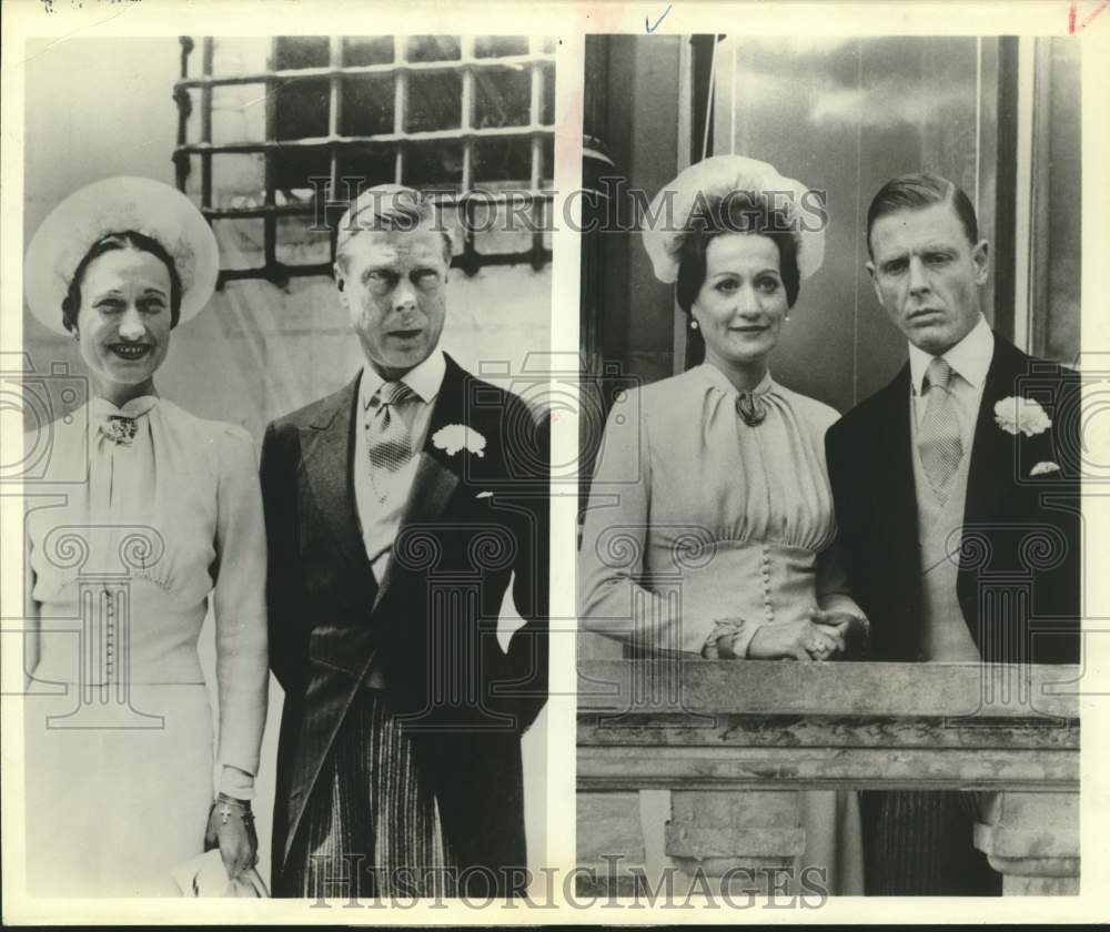 1981 Press Photo Cynthia Harris & Edward Fox in Edward & Mrs. Simpson.- Historic Images