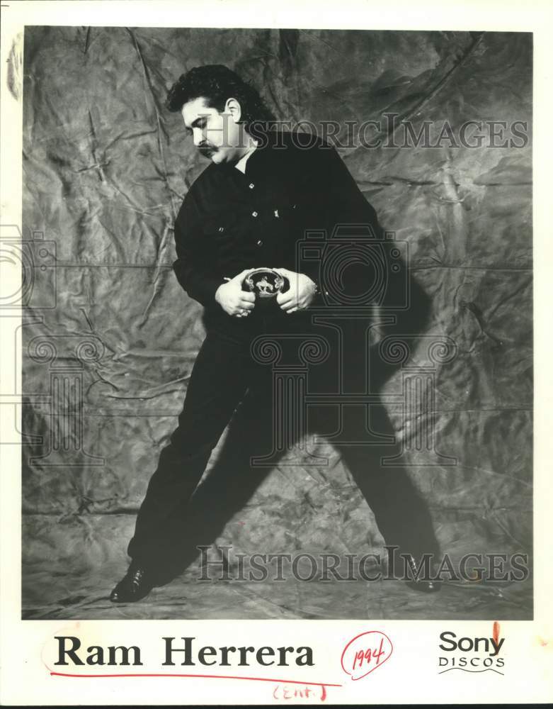 1994 Press Photo Ram Herrera, Entertainer in portrait - sap17355- Historic Images