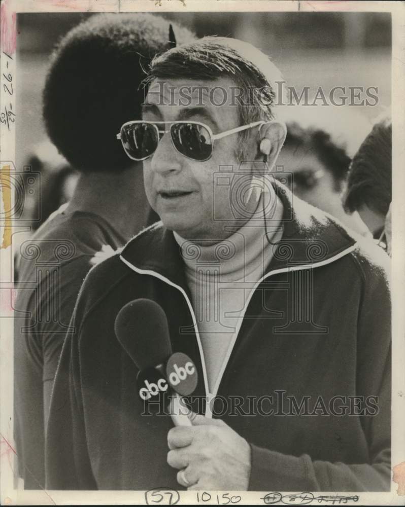 1981 Press Photo ABC Sportscaster Howard Cosell - sap17435 - Historic Images