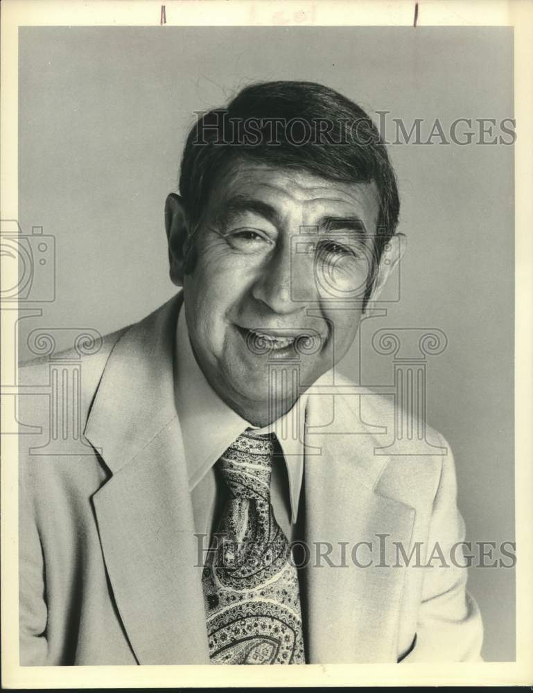 1975 Press Photo Journalist Howard Cosell - sap17438- Historic Images