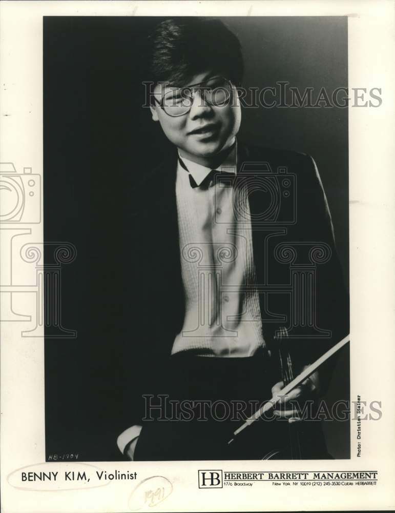 1991 Press Photo Benny Kim, Violinist - sap17463- Historic Images