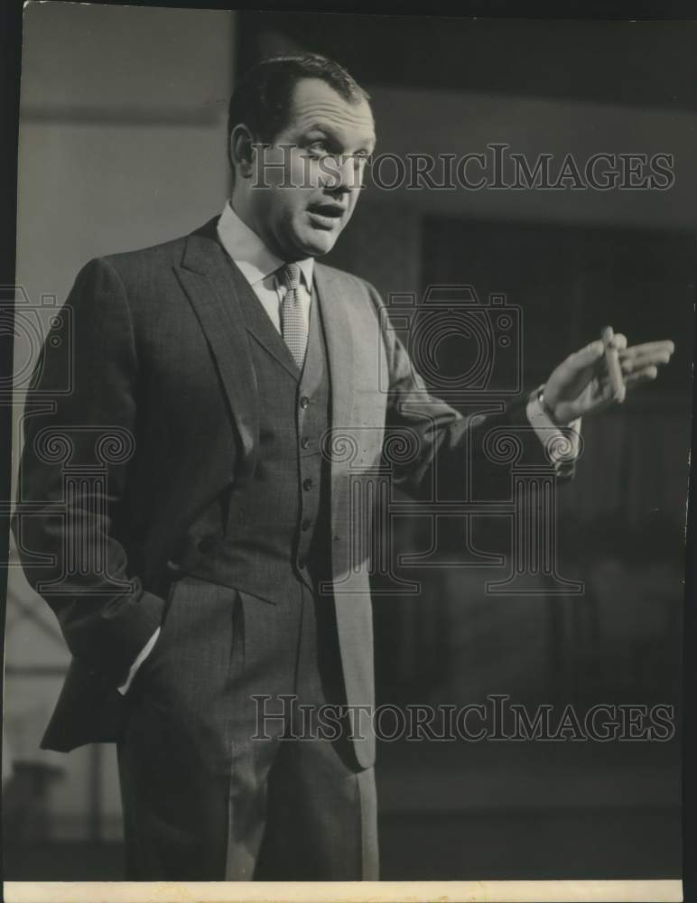 1961 Press Photo Alan King, American actor and comedian. - Historic Images