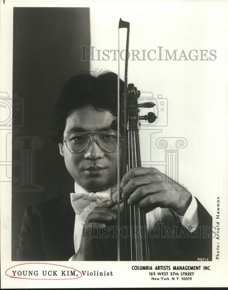 Young Uck Kim, violinist. - Historic Images
