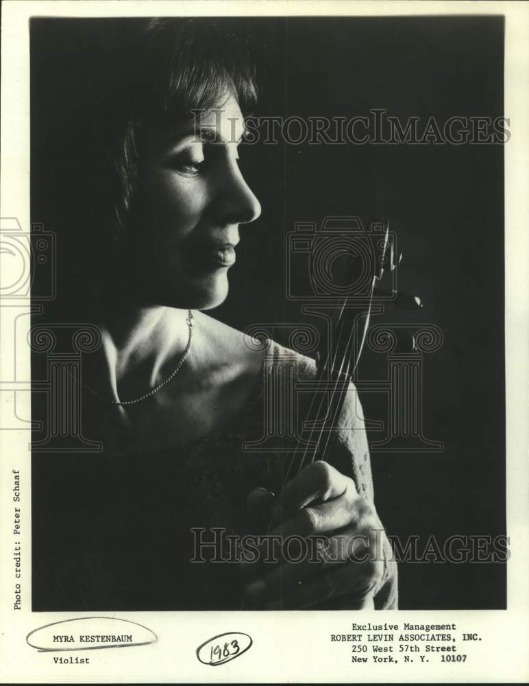 1983 Press Photo Violist Myra Kestenbaum - sap17926- Historic Images