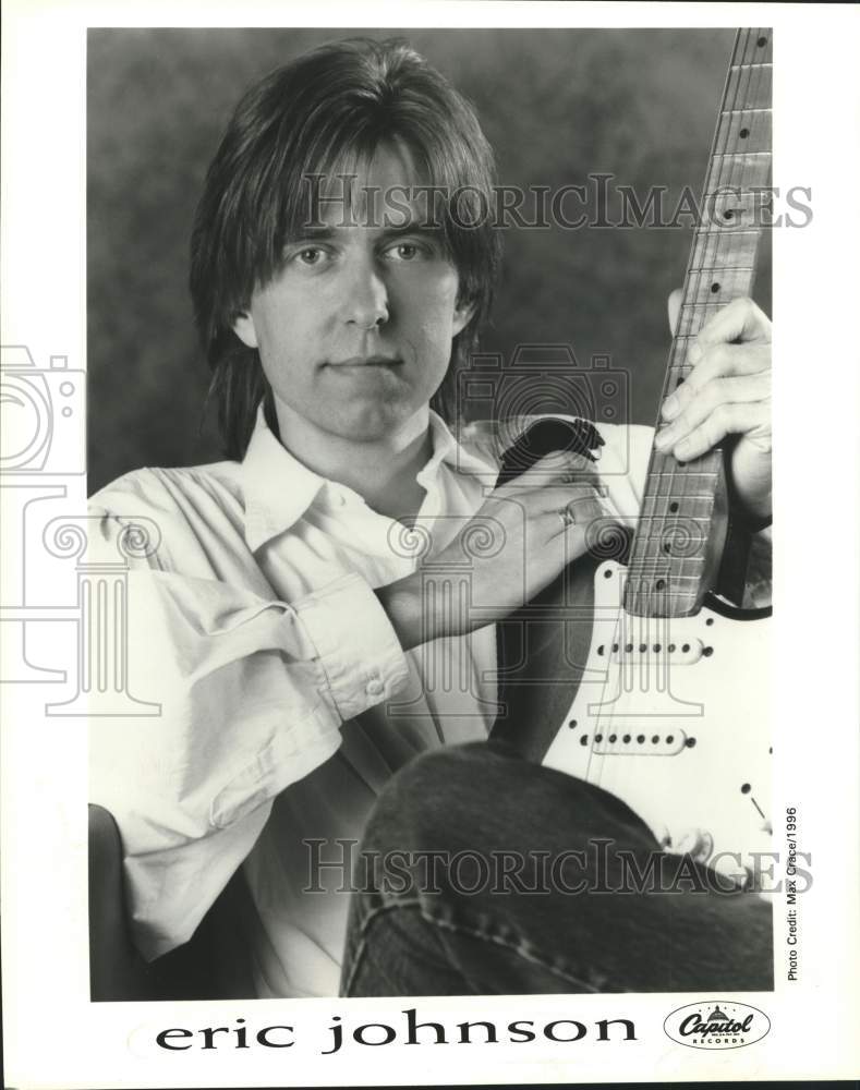 1996 Press Photo Eric Johnson, Austin Guitarist Musician - sap18124- Historic Images