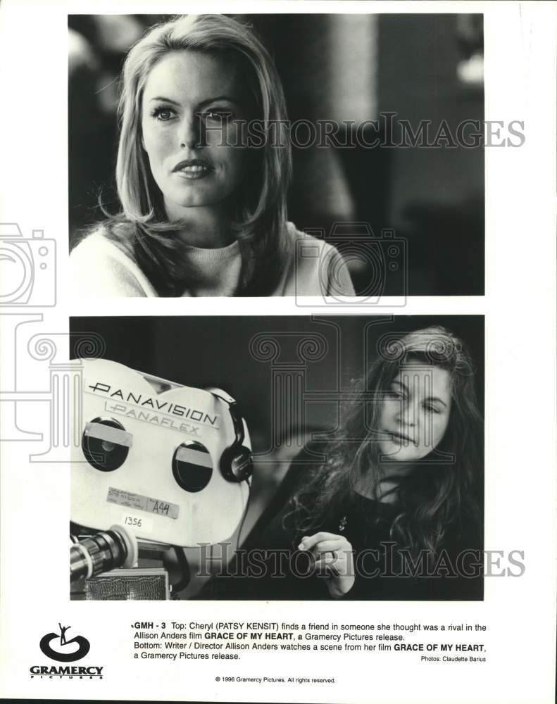 1996 Press Photo Actress Patsy Kensit and Director of &quot;Grace Of My Heart&quot;- Historic Images