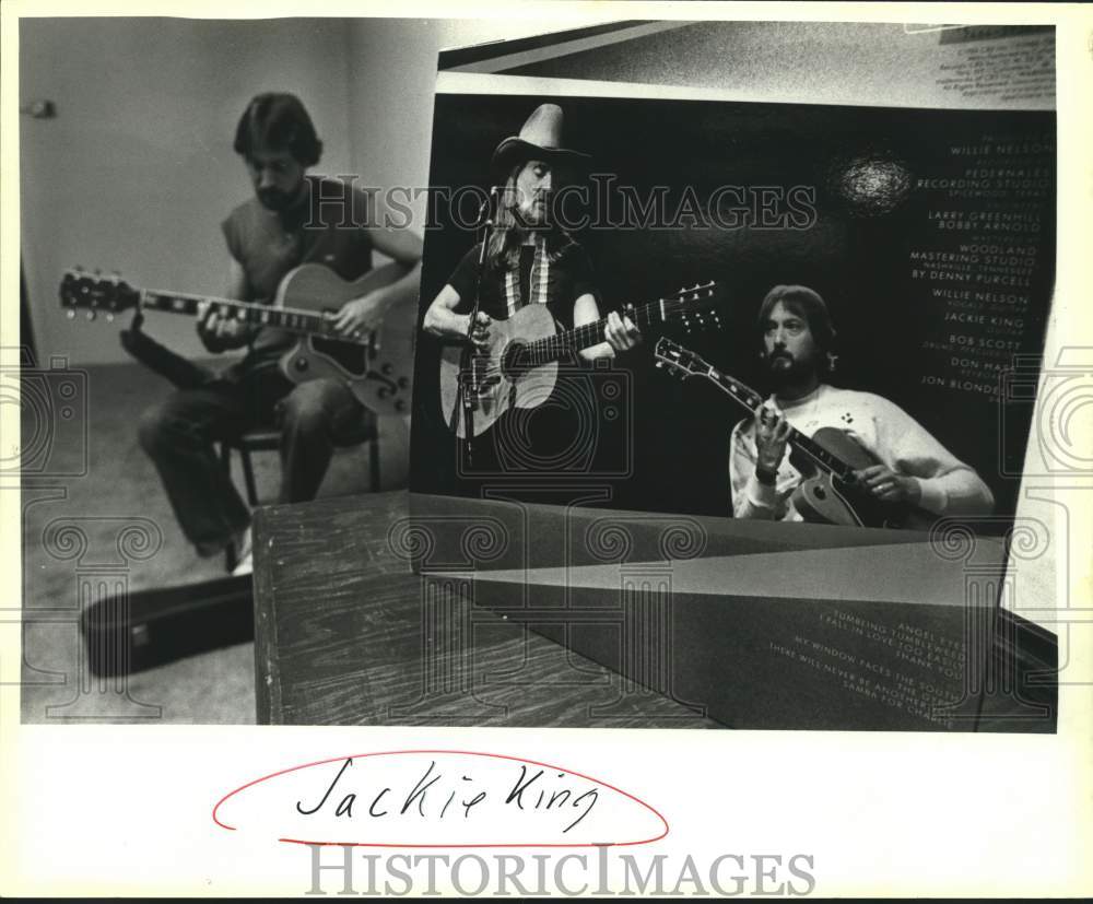 Press Photo Jackie King, Musician - Historic Images