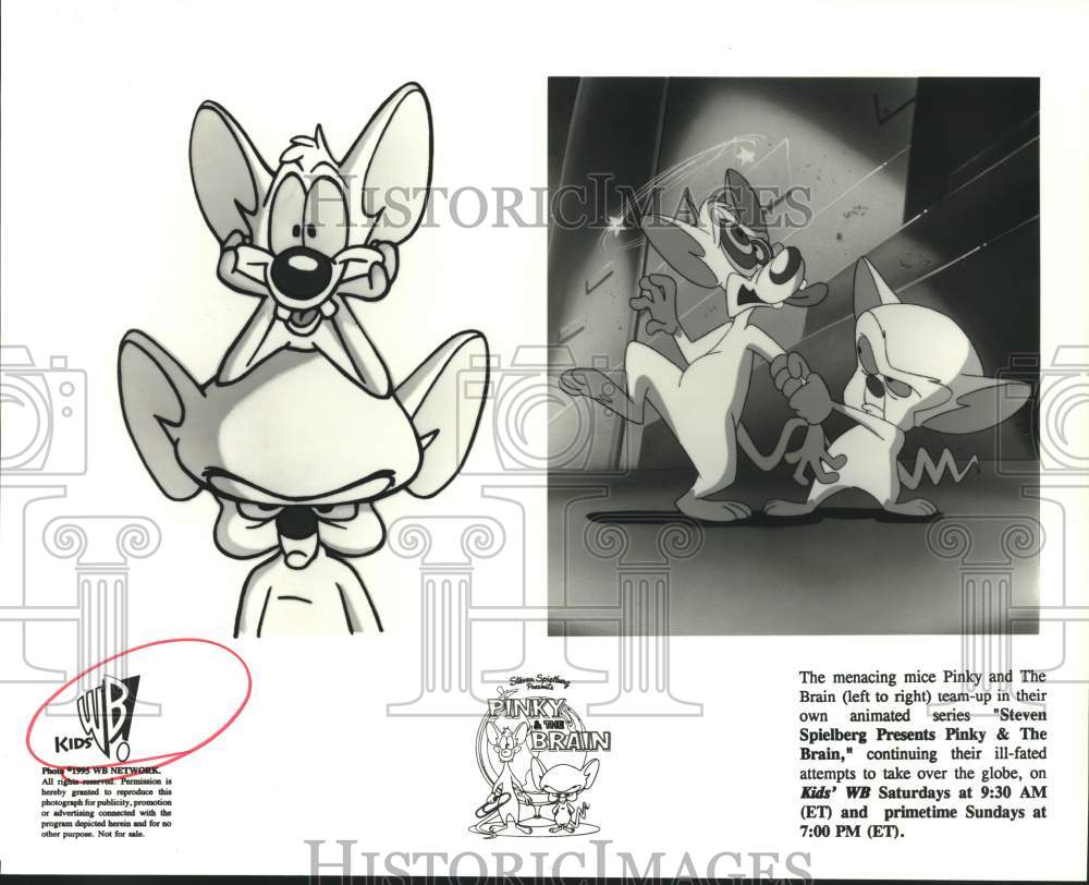 1995 Press Photo Pinky & The Brain - sap18486- Historic Images