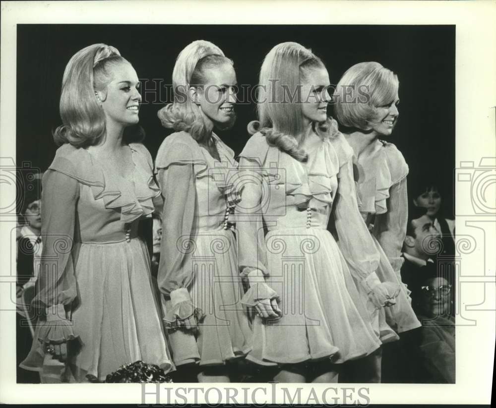 Press Photo Four Members of The King Family, Singers - Historic Images