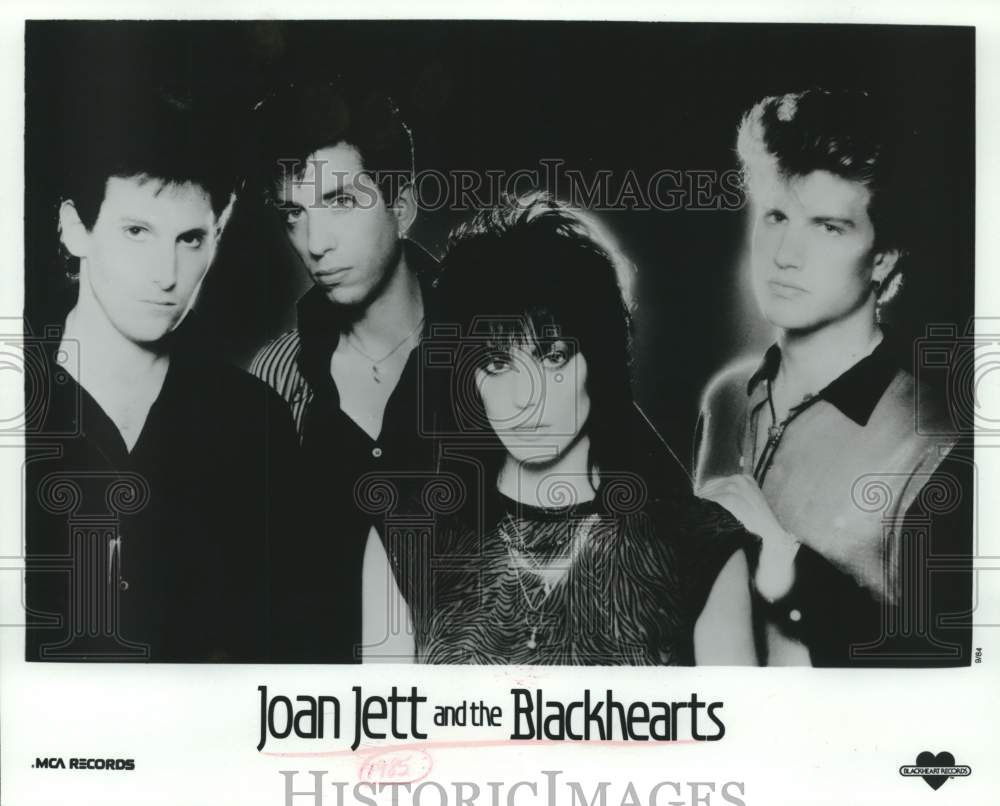 1985 Press Photo Joan Jett and the Blackhearts, Musical Group - sap18674- Historic Images