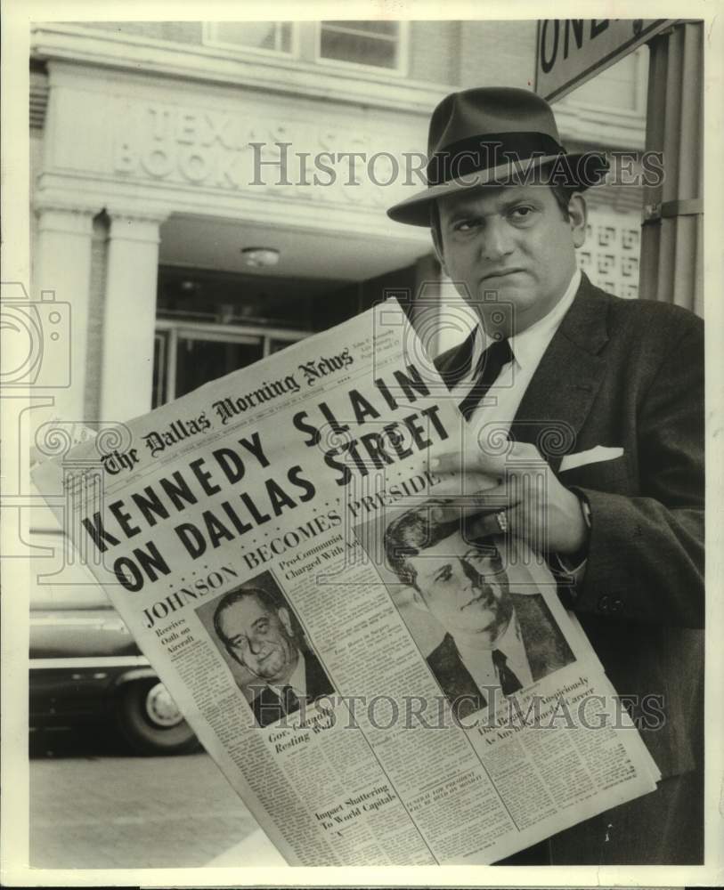 1978 Press Photo Actor Michael Lerner in "Ruby and Oswald" on CBS Television- Historic Images