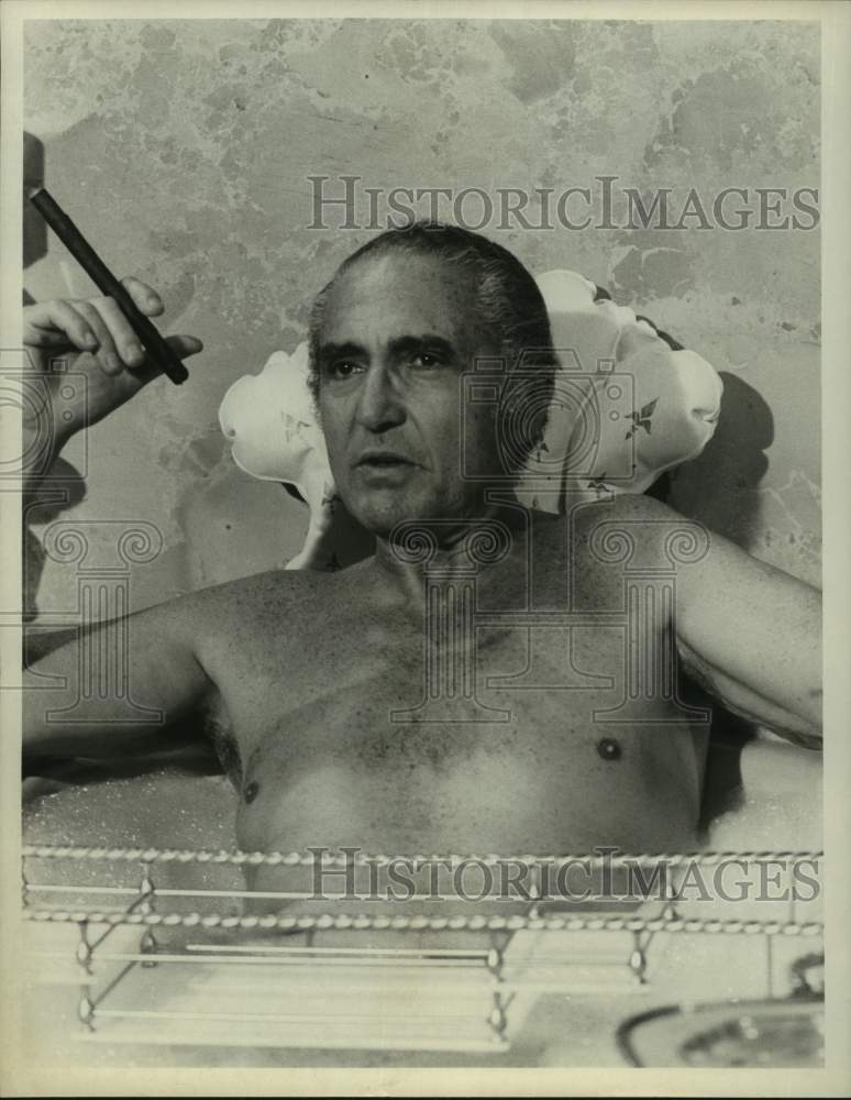 Press Photo Film Actor Sheldon Leonard in Scene - Historic Images